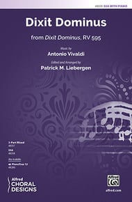Dixit Dominus SSA choral sheet music cover Thumbnail